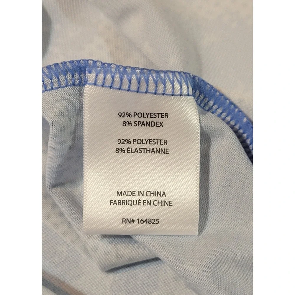 Robert Graham Mens Blue Camo Rash Guard UPF 50+ Swim Shirt SMRG114 NWT Large